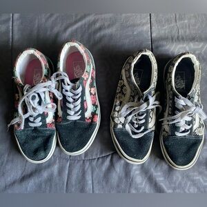 Vans Kids Floral 2y shoe bundle